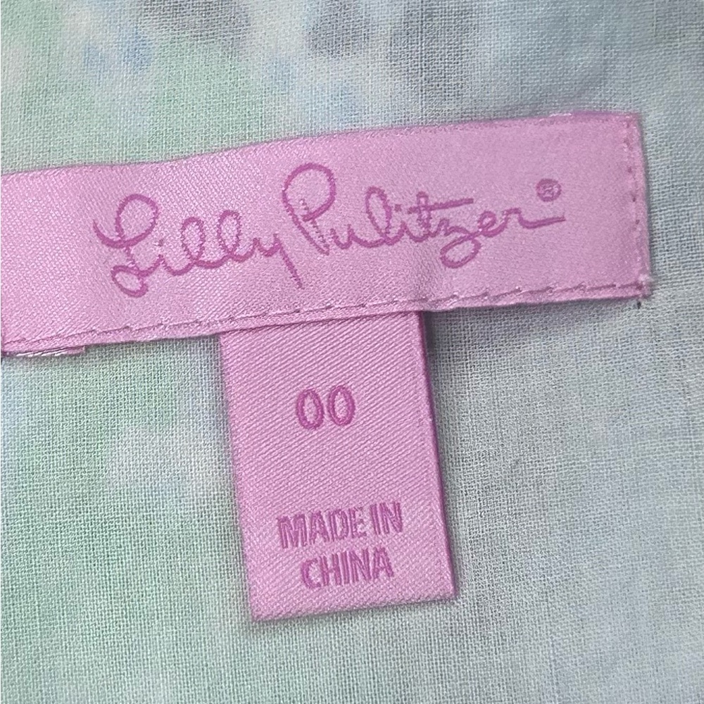 Lilly Pulitzer Janice Shift Spa Blue Lets Cha Cha Dress - Picture 3 of 7